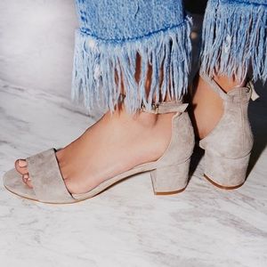 ✨sold ✨ free people marigold block heel